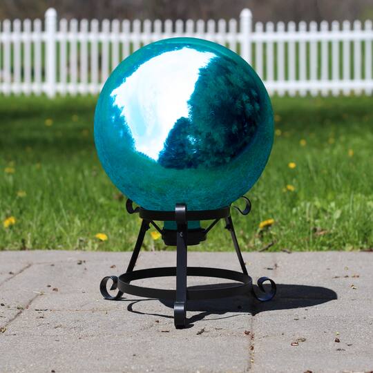 10" Mirrored Garden Gazing Ball